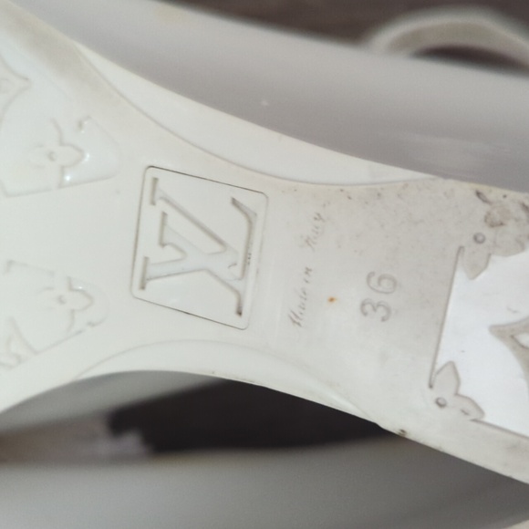 Louis Vuitton Authentic Made in Italy Wedge Sandals - Picture 12 of 17